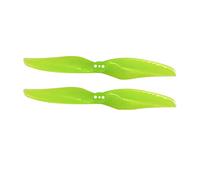 Rynplex 12 paires d'hélices 4024 2 pales 3 trous 1,5 mm 4x2,4 CW CCW hélice de course, for MINI, hélices moteur sans balais FPV Hélices de drone(4024 12pair Yellow)