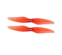 Rynplex 12 paires d'hélices 4024 2 pales 3 trous 1,5 mm 4x2,4 CW CCW hélice de course, for MINI, hélices moteur sans balais FPV Hélices de drone(4024 8pair Red)