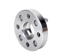 Rynplex 2 pièces PCD 5x114.3 CB 64.1mm adaptateur d'entretoises de roue, for voiture série à 5 cosses 15/20/25/30/40/45mm M12XP1 Kit de cale d'espacement de roue de voiture(BLACK 2PCS 50mm Silver)