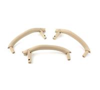 Rynplex 3 pièces/ensemble RHD uniquement revêtement d'habillage de poignée de porte intérieure de voiture, for BMW, for X5 X6 F15 F16 2014 2015 2016 2017 2018 Beige