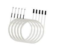 Rynplex 5 pièces NTC 3950 100K Thermistance for avec câblage de 1 mètre et tête broche femelle for lit chauffant d'imprimante 3D RepRap, for extrémité chaude Capteur de température pour imprimante 3D