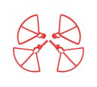 Rynplex Accessoires Couvercle de Protection d'hélice Accessoires de quadrirotor Lame, for hélices HUBSAN, Zino H117S, for HUBSAN, Zino H117s Protection d'hélice de Drone(Red Guard)