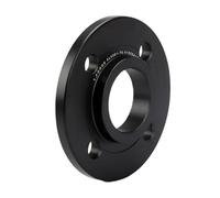 Rynplex Adaptateur d'entretoise de roue 2 pièces 15/20/25/30/35mm PCD 4x98 CB 58.1mm, for Alfa, for Romeo, for Fiat Kit de cale d'espacement de roue de voiture(BLACK 2PCS 12mm spacers)