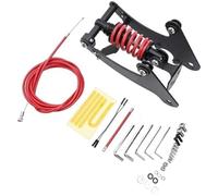 Rynplex Amortisseur arrière, pour Scooter électrique, pour Xiaomi, pour Remplacement de Suspension en Acier M365 1S Pro1 Pro2 Noir Ressort de Suspension Avant