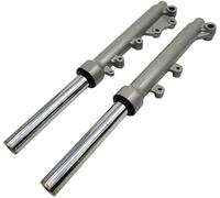 Rynplex Amortisseur Avant hydraulique Confortable for Moto, 365 mm, 385 mm, 420 mm, for Scooter électrique Citycoco, for Harley, pièces de Scooter Suspension arrière de Scooter(365mm Silver B)