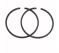 Rynplex Anneau de Piston universel 51mm x 1.2mm, for Husqvarna, for tronçonneuse, cylindre réparation .2MM d'épaisseur, pièces jardin, 2 par Lot Segment de piston pour tronçonneuse