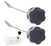 Rynplex Bouchon de réservoir d'essence multi-carburant 2 pièces, for FUXTEC, Güde Rotfuchs, for Zi Pper, Benzintank Strimmer tondeuse bouchon Bouchon de réservoir de carburant pour tondeuse à