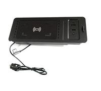 Rynplex Chargeur sans Fil for Voiture 15 W, for Ford, for Explorer, for F-150, SVT Raptor 2017-2020 Adaptateur de Charge Rapide for téléphone Chargeur de Voiture