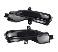 Rynplex Clignotant dynamique léger for rétroviseur latéral, for Mazda, CX-3 CX3 2016-2019 CX-4 CX-5 CX5 2016 Témoin lumineux de voiture(Smoked black)