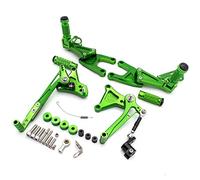 Rynplex Convient for Tnt125 Tnt 125 2016 2017 2018 2019 2020 Repose-pieds arrière de moto en alliage d'aluminium CNC Pédale Neuf Pédale de moto(Green)