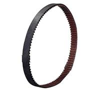 Rynplex Courroie de distribution à boucle fermée LL-2GT GT2, courroie synchrone en caoutchouc, engrenage fibre verre, largeur 6 mm, pièces d'imprimante 3D Unité de ceinture(BLACK 92MM)