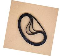 Rynplex Courroie de distribution GT2, largeur 6 mm, longueur 140-160, courroies synchrones en caoutchouc à boucle fermée 2GT Unité de ceinture(BLACK Length 140mm)