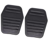 Rynplex Coussinet de pédale, for Fiesta, MK5, for Classic, for Ikon 2008 2007 2006 2005 2004 2003 2002 Couvercle frein d'embrayage en caoutchouc voiture 6789917 Pièces Pédale d'embrayage(BLACK 2piece)