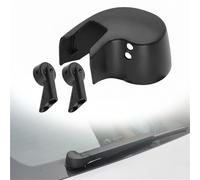 Rynplex Couvercle de capuchon de boulon d'écrou de bras d'essuie-glace arrière, Jet de buse de rondelle, for Audi, A1 Sportback A3 8P 8V A4 B6 B7 B8 B9 A6 C6 C7 Q3 Q5 Q7 Buse de lave-glace arrière à j