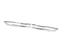 Rynplex Couvercle de rétroviseur latéral, pare-pluie, pare-brise, for Qashqai, for J11 2014-2020 Pare-pluie pour miroir(BLACK Strip-Silver)