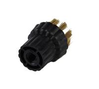 Rynplex Ensemble de brosse à buse et tête en nylon laiton compatible avec les accessoires remplacement du balai vapeur X5 Pièces détachées pour nettoyeur vapeur