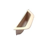 Rynplex Ensemble de couverture en cuir de poignée de traction de porte intérieure de voiture de conducteur gauche droit, for BMW, for X3 X4 F25 F26 2010-2016(Left Driver Beige)