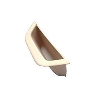 Rynplex Ensemble de couverture en cuir de poignée de traction de porte intérieure de voiture de conducteur gauche droit, for BMW, for X3 X4 F25 F26 2010-2016(Right Driver Beige)