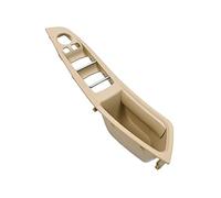 Rynplex Ensemble de poignées de traction for panneau de commande de fenêtre, accoudoir de porte intérieure, for BMW, for série 5 F10 F11 F18 520i 523i 525i 528i 535i(Left Armrest Beige)
