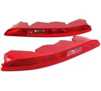 Rynplex Feux arrière rouges for pare-chocs de voiture, feu recul avec ampoules, for Q3 2011-2015 2016-2018 8U0945095B 8U0945096B Feu arrière de pare-chocs arrière de voiture(BLACK Pair For 16-18)