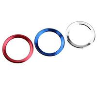 Rynplex for BMW, Série 1 3 4 5 7 M3 M5 GT3 E81 E87 F30 34 F10 GT5 X1 X3 X5 X6, Autocollant de Garniture Couverture d'Anneau Central Volant Voiture Autocollant décoratif pour volant