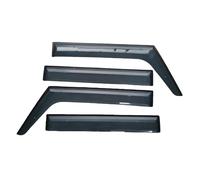 Rynplex for Jeep, for Wrangler JK 2007-2017 Accessoires de Voiture visière extérieure en Plastique Pare-Soleil fenêtre Pare-Soleil déflecteur de Pluie 4 pièces Jeu de déflecteurs de Vent