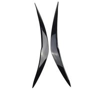 Rynplex Garniture chromée paupières de phare noir décor voiture M, pour Sport, pare-chocs, pour 2015-2018, pour Bmw, pour F20 F21 2015 2018 bande de garniture de sourcil de phare de voiture