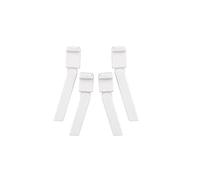 Rynplex Hélice Train d'atterrissage Jambes Tampon en Caoutchouc Garde d'hélice Protecteur de Drone FIMI X8 SE quadrirotor Drone Accessoires Protection d'hélice de Drone(White Legs)