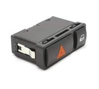 Rynplex Interrupteur de lumière Flash d'urgence Bouton Poussoir Interrupteur de Verrouillage des Feux d'avertissement de Danger, for, série 3 E46 61318368920 contrôle des Feux de détresse de Voiture