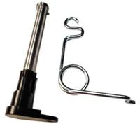 Rynplex Kit de broches charnière porte carburant avec ressort 4L3Z-9927936-BA, pour Mercury Milan Compatible, pour Lincoln Mkz, pour Mark Lt, pour Ford Kit de ressort de goupille de trappe à carburant