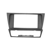 Rynplex Kit de Garniture de Tableau de Bord stéréo DVD GPS Radio Fascia Double Din Cadre entouré, for BMW, série 3 E90 E91 E92 E93 2004-2012 Cadre de Panneau Radio(178x102mm)