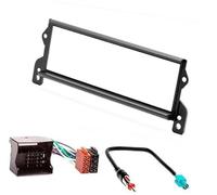 Rynplex Kit d'installation de façade d'autoradio 1-DIN dans Le Tableau de Bord 11-240-4-7, for Hatch (R50R53) 2001-2006 ; Cabrio Cadre de Tableau de Bord avec Garniture Radio