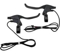 Rynplex Levier de frein gauche + droit, for DYU, D1 D2 D2C + D3 + D5, poignée barre vélo électrique série D, accessoires remplacement Levier de frein avant pour trottinette électrique