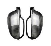 Rynplex Lot de 2 coques de rétroviseur latéral en fibre de carbone ABS de remplacement, for Golf 5 MK5 2003-2009 Coques de rétroviseurs latéraux