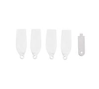 Rynplex Lot de 4 hélices AB for drone poche Dobby Blade avec outils démontage, hélice silencieuse à faible bruit, accessoires dégagement Hélices de drone(White)