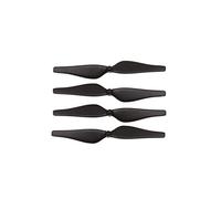 Rynplex Lot de 4 hélices colorées à dégagement rapide en ABS, for DJI, Tello, for MINI, Drone CCW/CW, pièces rechange, accessoires lame Hélices de drone(Schwarz)