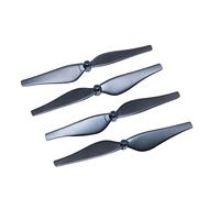 Rynplex Lot de 4 hélices for drone, pièces rechange durables, stables, à dégagement rapide, accessoires lame, hélice Tello, for DJI Hélices de drone(Schwarz)