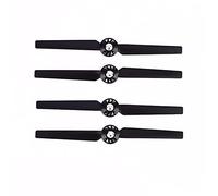 Rynplex Lot de 4 hélices rechange for drone à dégagement rapide et verrouillage automatique, for Yuneec, Typhoon Q500 4K Hélices de drone(Schwarz)