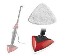 Rynplex Lot de 4 tampons nettoyage à vapeur for aspirateur Vileda, OCedar, lavables et réutilisables, en forme triangle, for le des sols Pièce de rechange pour nettoyeur vapeur