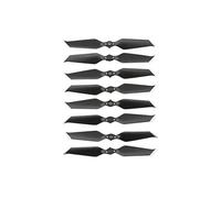 Rynplex Lot de 8 hélices à faible bruit 8743f for DJI, for drone Mavic 2 Pro Zoom 8743, pièces et accessoires lame pliable dégagement rapide Hélices de drone(Silver)