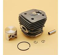 Rynplex Piston de cylindre 45 mm, for Husqvarna, 154 154XP 254 254XP, pièces rechange for outils tronçonneuse 503503903 503503901 Remplacement du cylindre de la tondeuse à gazon