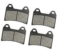 Rynplex Plaquettes de frein avant et arrière de moto, for Aprilia, SL1000 SL 1000 Falco 2000-2005 RST Futura 1000 2001-2005 FA244 Plaquettes de frein pour moto(BLACK 2 Pairs)