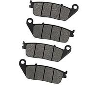 Rynplex Plaquettes de frein avant et arrière de moto, for Triple 675 Naked Tiger 800 XC XCA XCX XR XRT XRX ABS FA196 FA140 Plaquettes de frein pour moto(BLACK 2 Pairs Front)