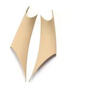 Rynplex Poignée de Porte intérieure 2 pièces poignée Panneau Voiture Garniture Couvercle Protection Traction Noire, for, série 3/GT 4 F30 F35 2012-2018 Autocollant pour poignée de Porte(Beige)