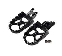 Rynplex Repose-pieds CNC en billettes CRF250L CRF250M 2012-2018 CRF250 Rally 2017 2018 CRF 250L 250M 250R CRF250R 50616 HOMMES 670 Pédale de moto(Schwarz)