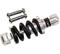 Rynplex Ressort de Suspension arrière, Amortisseur arrière, for Scooter à Essence, vélo électrique, for Mini, Moto, Dirt Bike, Quad, for Bike, VTT Suspension arrière de Scooter(Black 125MM/750LB)