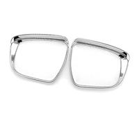 Rynplex SideCap Couvercle de rétroviseur latéral Pare-Pluie Pare-Brise, for Qashqai, for J11 2014-2020 Pare-pluie pour miroir(BLACK Silver)