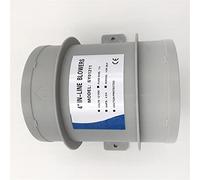 Rynplex Souffleur Marin 12 V à Haut débit d'air, 4 Pouces de diamètre, boîtier Moteur nickelé anticorrosion Ventilateur de Refroidissement pour Compartiment m