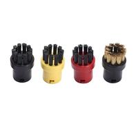 Rynplex Tête de brosse buse, for, for nettoyeur vapeur SC2 SC3 SC4 SC5 Accessoires rechange Buse fenêtre Brosse ronde Pièce de rechange pour nettoyeur vapeur(Set C)