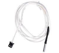 Rynplex Thermistances B3950 100K, remplacement en acier inoxydable for imprimante 3D, capteur de température for thermistance, for bloc chauffant Capteur de température pour imprimante 3D(BLACK 1m)